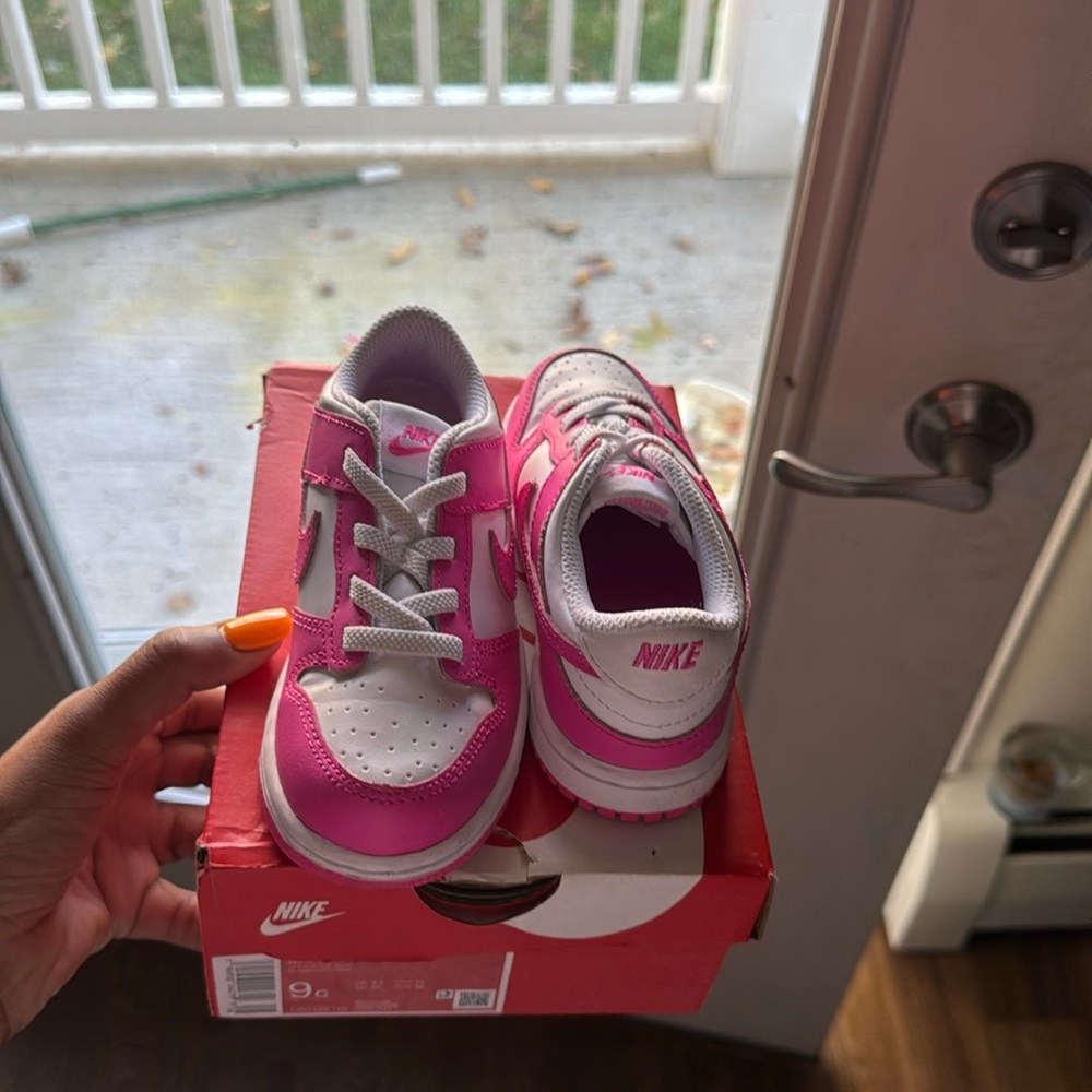Nike Dunks Pink Toddler Shoes